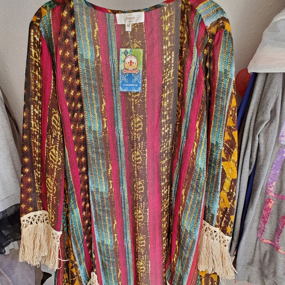 Multicolored Cardigan/Duster